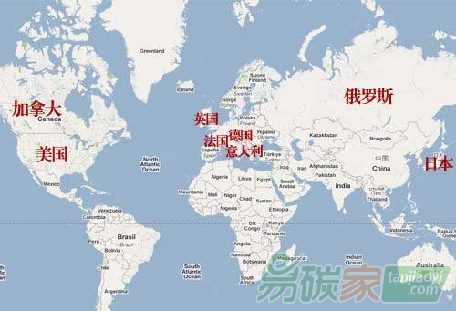 美國、日本、德國等18國建立碳市場