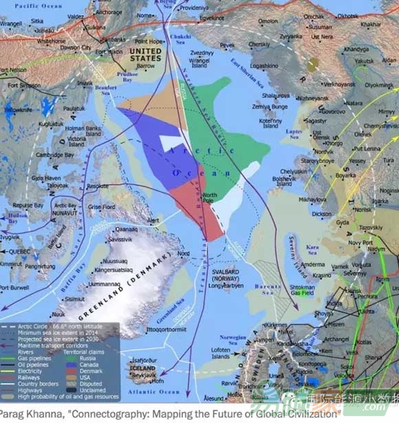 全球變暖，北極圈可成為通暢的海運(yùn)航道