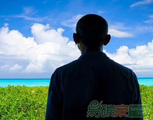 致力于減排溫室氣體是奧巴馬熱心的行動之一